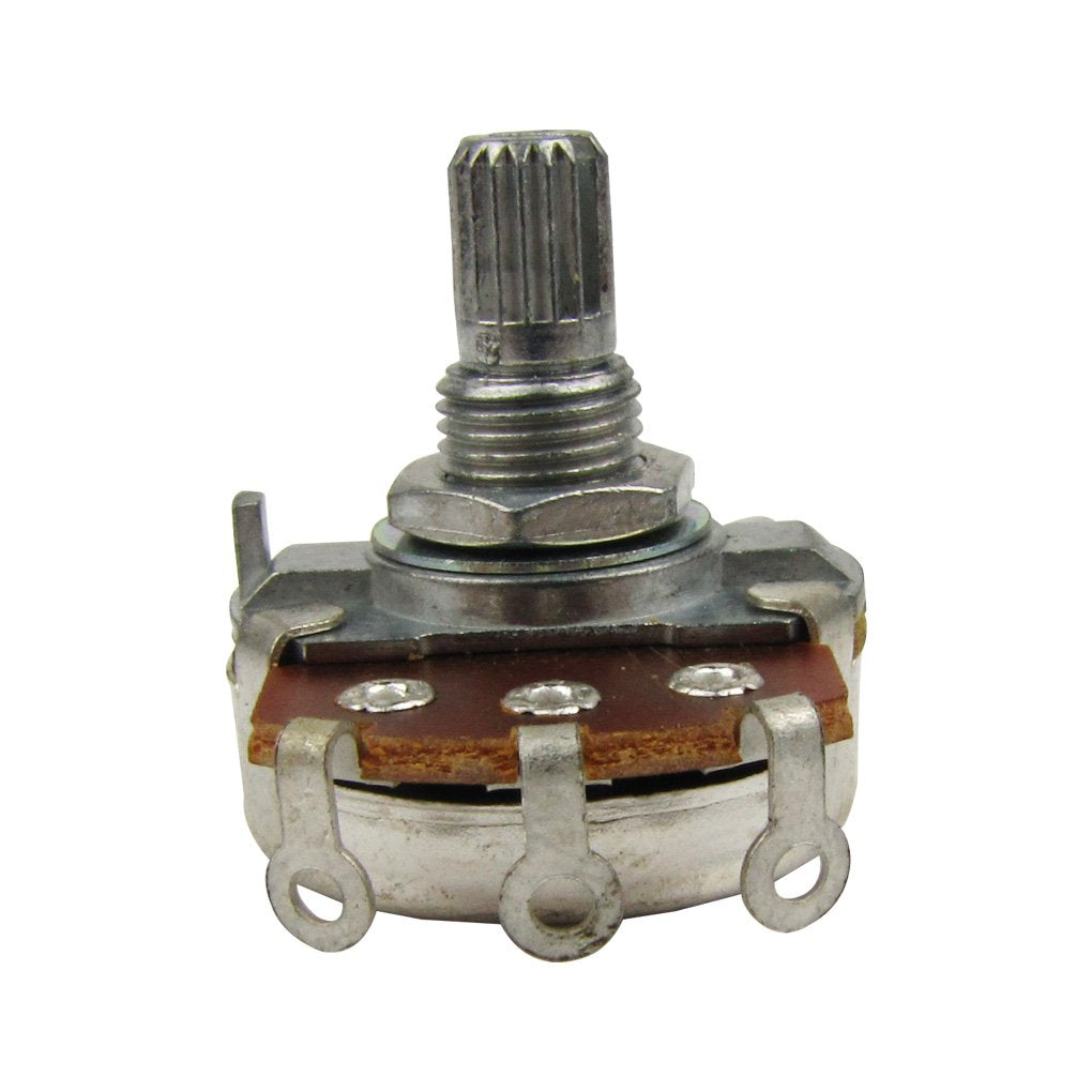 Musiclily Guitar Full Size Pots A250K Split Knurled Short 15mm Shaft Audio Volume Taper Potentiometers for Stratocaster and Tele